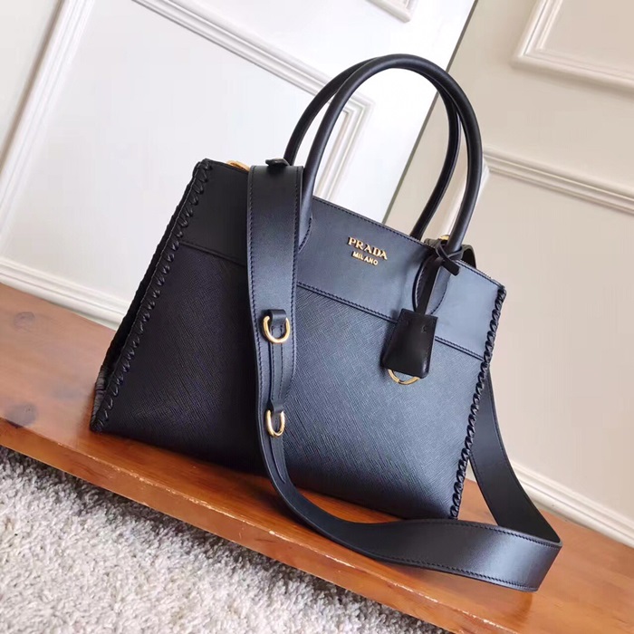 Prada 2020 Paradigm Tote Shoulder Bag,30cm - 프라다 2020 패러다임 토트 숄더백 ,1BA102-8,30cm,블랙