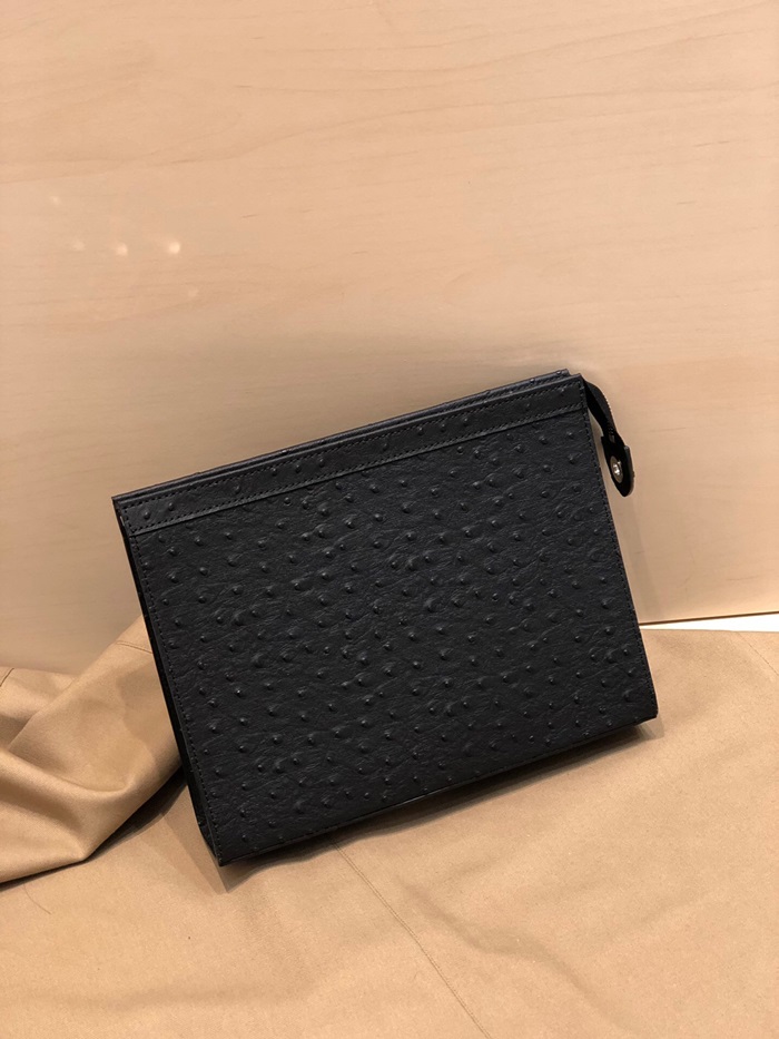 Louis Vuitton 2020 Pochette Voyage Clutch Bag,26cm - 루이비통 2020 포쉐트 보야지 남여공용 클러치백 M61692,LOUB1811,26cm,블랙,블루,카멜