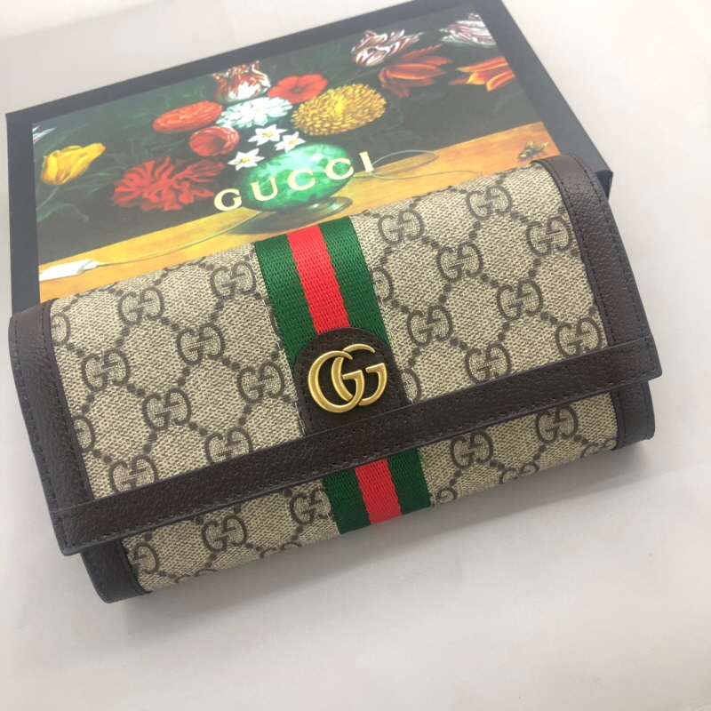 Gucci 구찌 여성용 클래식 반,지퍼,장지갑