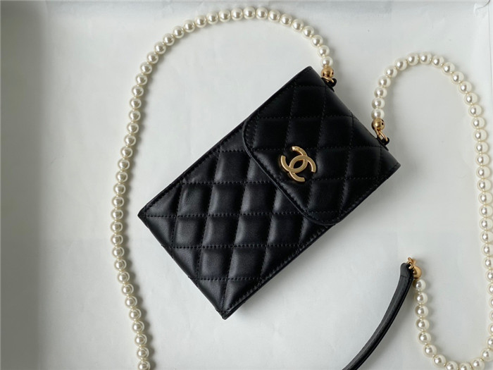 CHANEL 샤넬 진주 폰백 AS81086