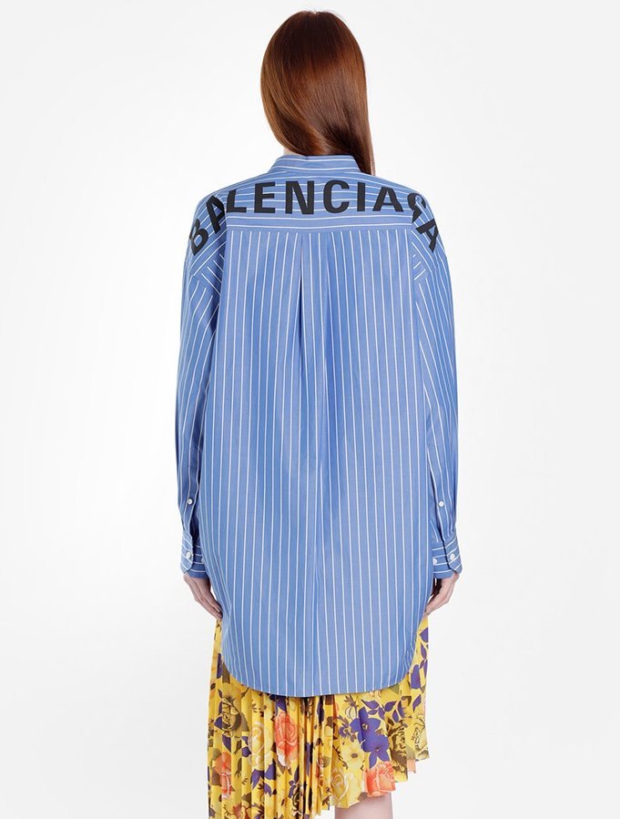 Balenciaga 발렌시아가 백로고 스트라이프셔츠