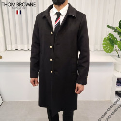 Thom Browne 톰브라운 등삼선 롱 코트