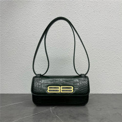 Balenciaga  발렌시아가 가십 BB장식 텍스처 숄더백 B59056