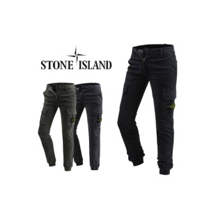 Stone Island 스톤아일랜드 후염워싱 카고 조거팬츠