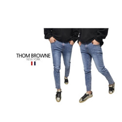 Thom Browne  톰브라운 연청 슬림스트레이트 청바지