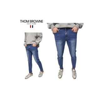 Thom Browne 톰브라운 디스트로이드 슬림 청바지