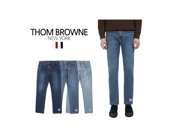 Thom Browne  톰브라운 포인트 베이직 청바지