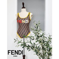 Fendi  프린트 FF 로고 수영복_여성용