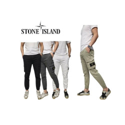 Stone Island 스톤아일랜드 뒤포인트 밴딩 카고 조거팬츠