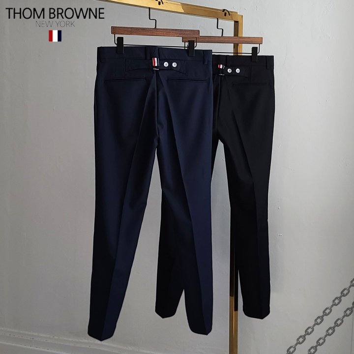 Thom Browne  톰브라운 허리단추 슬랙스 팬츠