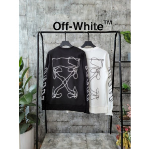 Off-White 오프프화이트 발포나염  로고맨투맨