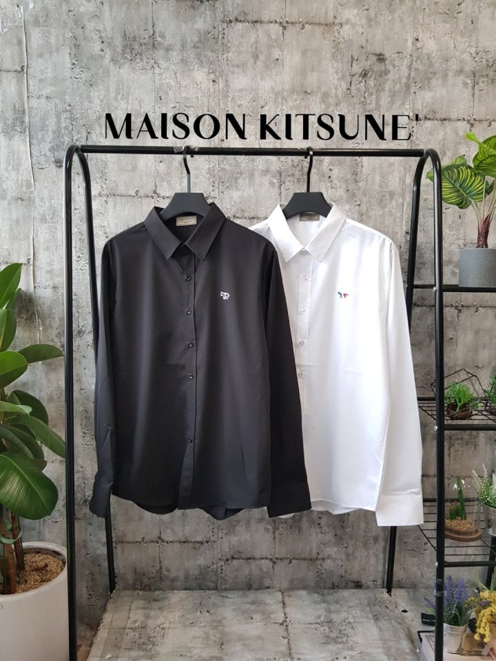 Maison Kitsune 메종키츠네 삼색여우 스판셔츠