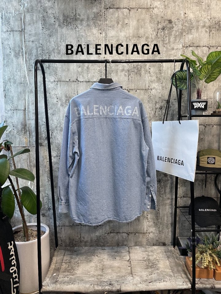 BALENCIAGA 발렌시아가 빈티지 오버청 셔츠