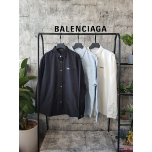 BALENCIAGA 발렌시아가 웨이브로고  러슬 셔츠