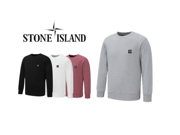 Stone Island 스톤아일랜드 레귤러사각 맨투맨 티셔츠