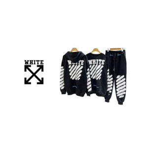 Off-White 오프화이트 횡단 후드&맨투맨&바지 세트