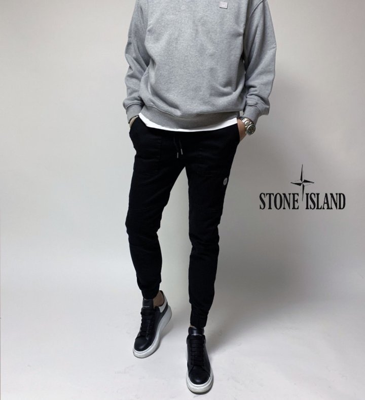 Stone Island 스톤아일랜드 밴딩스판 조거카고바지 (고급워싱버젼)