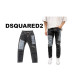 Dsquared2  디스퀘어드2 청지배색 데미지 흑청바지