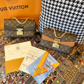 Louis vuitton 루이비통 여성 브라운 마카오백