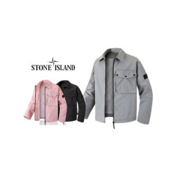 Stone Island 스톤아일랜드 블랙패치 매쉬 와샤 바람막이