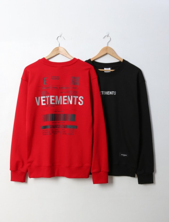 Vetements 베트멍 3M 맨투맨