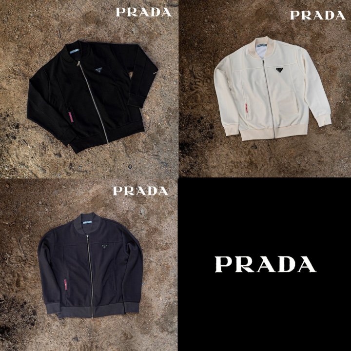 Prada 프라다 절개 블루종