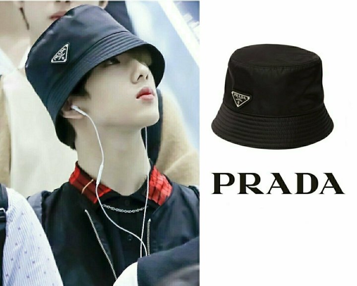 Prada 프라다 메탈로고 버킷햇