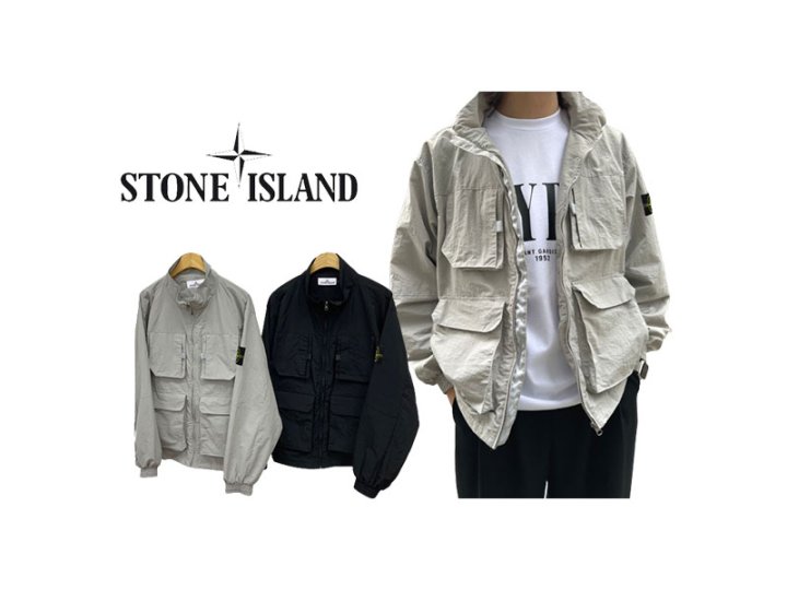 Stone Island 스톤아일랜드 매쉬 포켓 바람막이