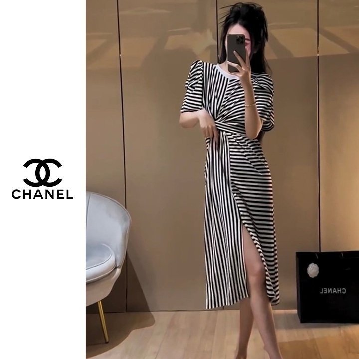 Chanel  샤넬  일리 트임 원피스