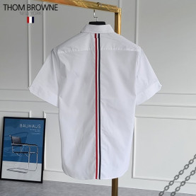 Thom Browne 톰브라운 등삼선 베이직 반팔 셔츠