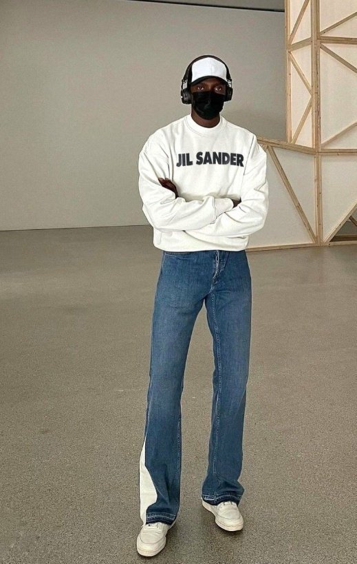 Jil sander  질샌더 로고 맨투맨