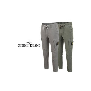 Stone Island 스톤아일랜드 슬림 스판 밴딩 카고 바지