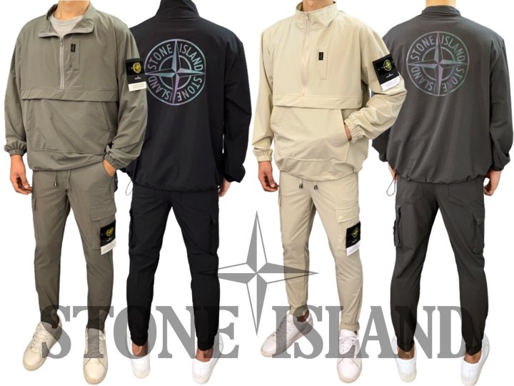 Stone Island  스톤아일랜드 30주년 오로라 리미티드에디션 나일론 워셔블 스판 ZIP아노락