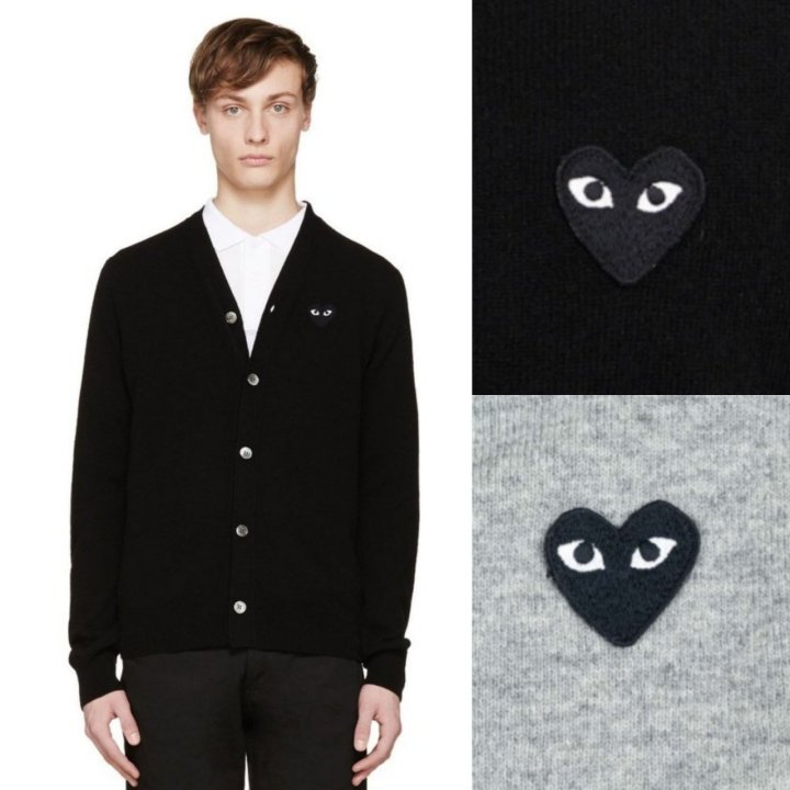 Comme des Garcons  꼼데가르송 캐시 V 니트가디건