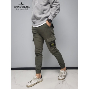 Stone Island 스톤아일랜드 본딩 카고 조거 바지