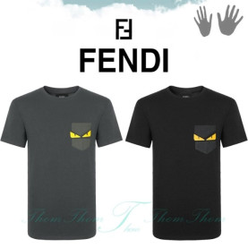 Fendi  펜디 가슴포켓  반팔티