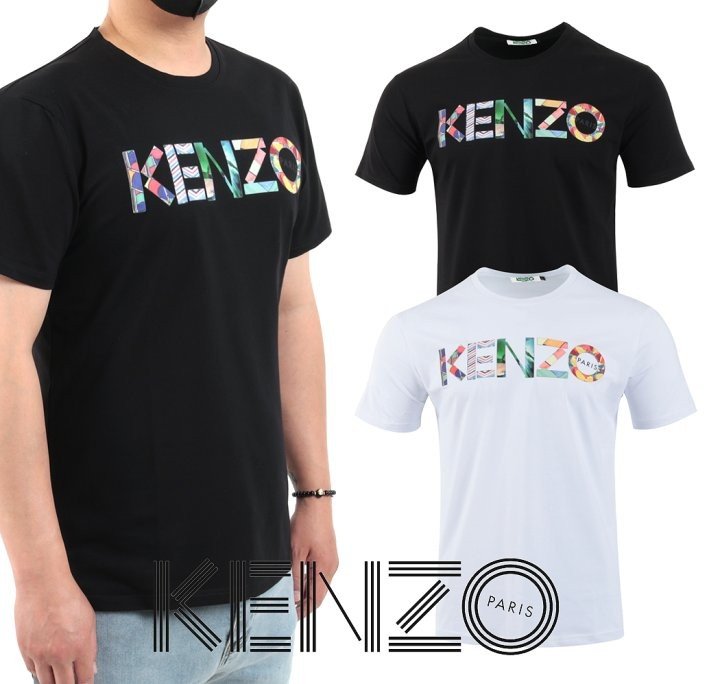 Kenzo 겐조 멀티컬러 라운드 반팔