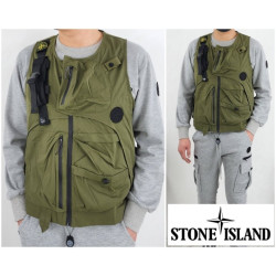 Stone Island  스톤아일랜드 가먼트 클랩스 베스트