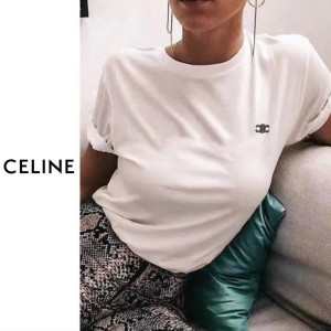 CELINE 셀린느 자수로고 반팔티