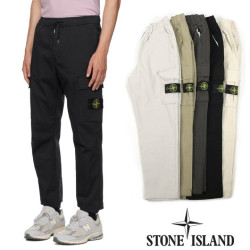 Stone Island 스톤아일랜드 뒤포인트 밴딩 워싱 카고 팬츠