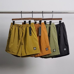 STONE ISLAND 스톤아일랜드 사각패치 나일론 5부 팬츠