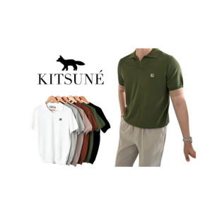 Maison Kitsune 메종키츠네 폭스 쿨링 오픈 카라티