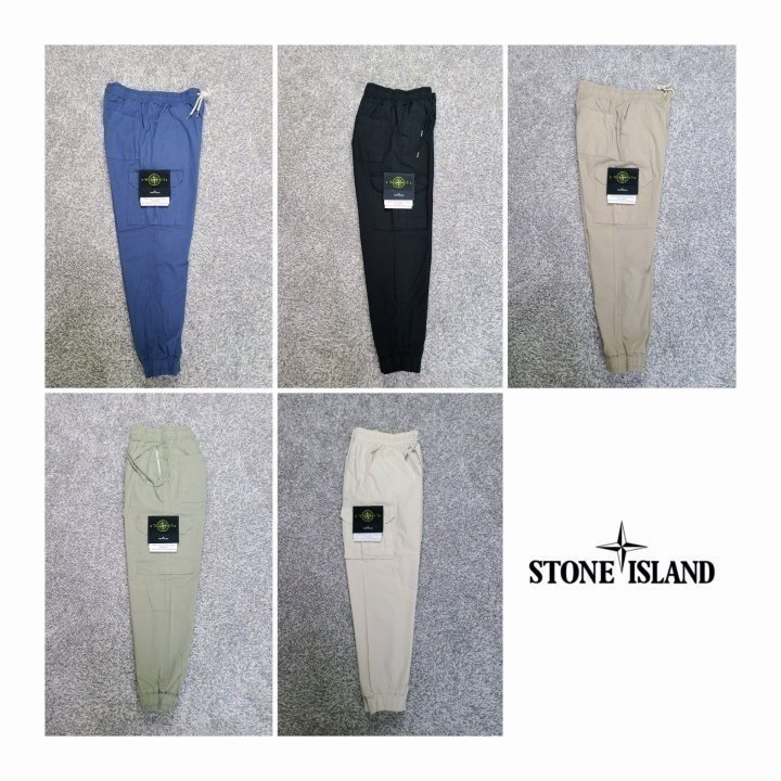 Stone Island  스톤아일랜드 아이스 린넨 카고 조거팬츠