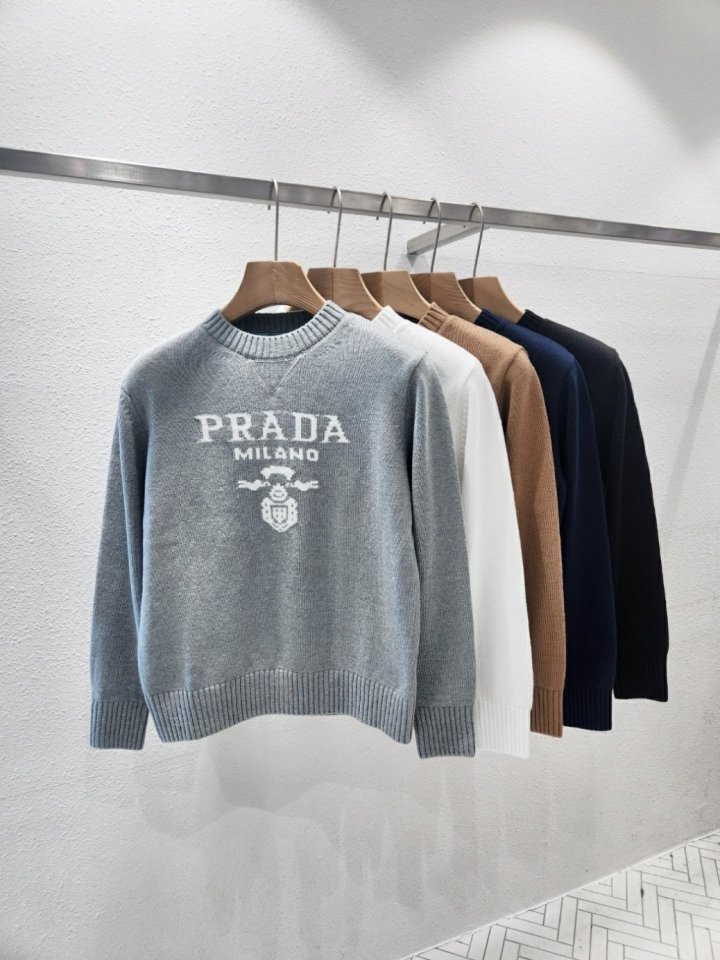 ●10월 판매 7위● PRADA 프라다 여성 인타르시아 니트