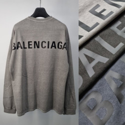 BALENCIAGA 발렌시아가 백로고 피그먼트 긴팔