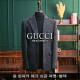 GUCCI 구찌 울 알파카 체크 싱글 자켓