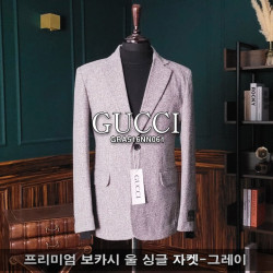 GUCCI 구찌 프미리엄 울 보카시 싱글 자켓