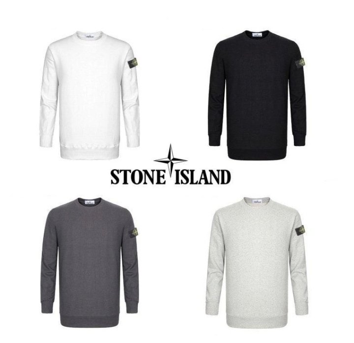 STONE ISLAND 스톤아일랜드 베이직 쭈리 맨투맨