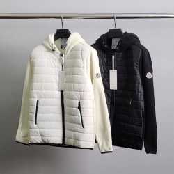 MONCLER 몽클레어 팔패치 후드 양털 패딩 자켓