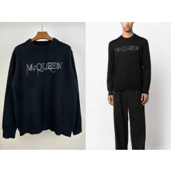 ALEXANDER MCQUEEN 알렉산더맥퀸 로고 자수 스웨터